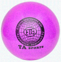 Мяч TA sport глиттер 15 см.